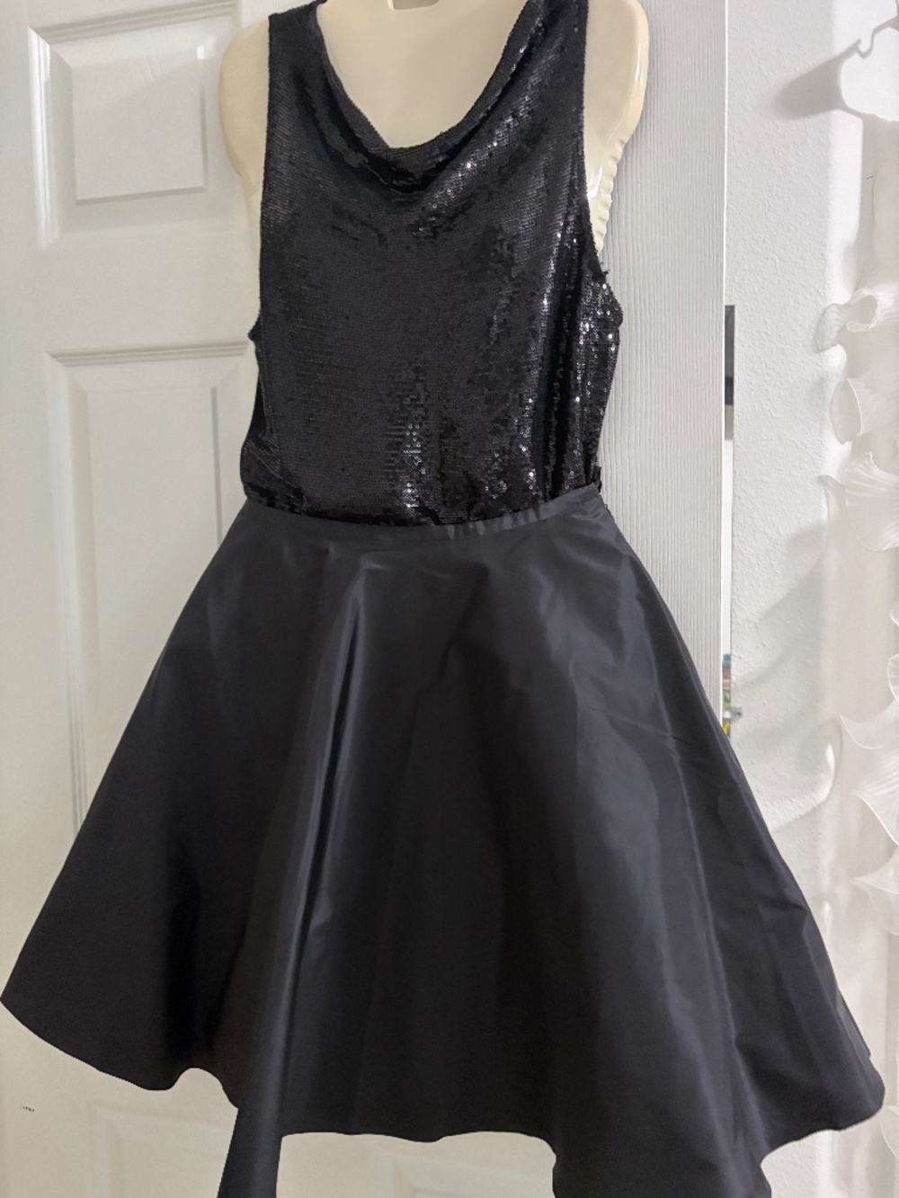 Ralph Lauren sport skirt, black A-line